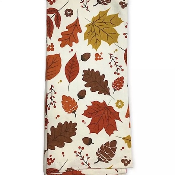 🍁 New! Bring the Outdoors in with these Charming Leaf Design Kitchen Towels🍃 - Picture 3 of 6
